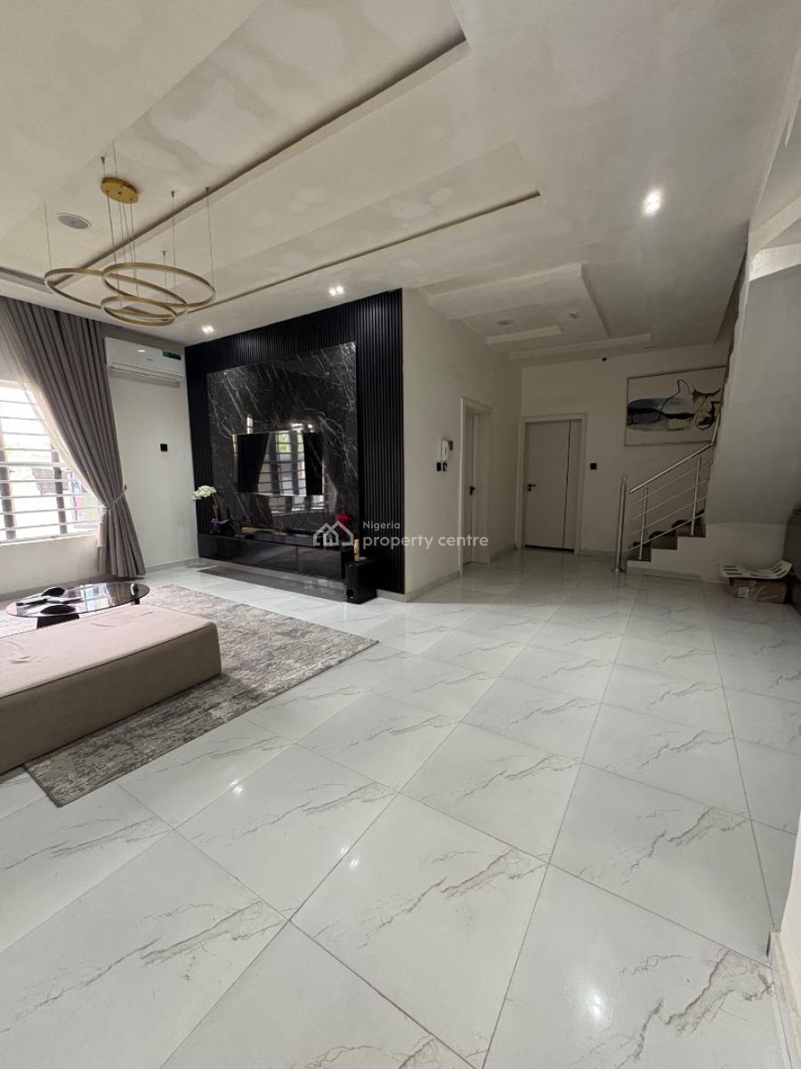 4bedroom Semi Detached Duplex with Bq, Chevron Lekki, Lekki, Lagos, Semi-detached Duplex for Rent