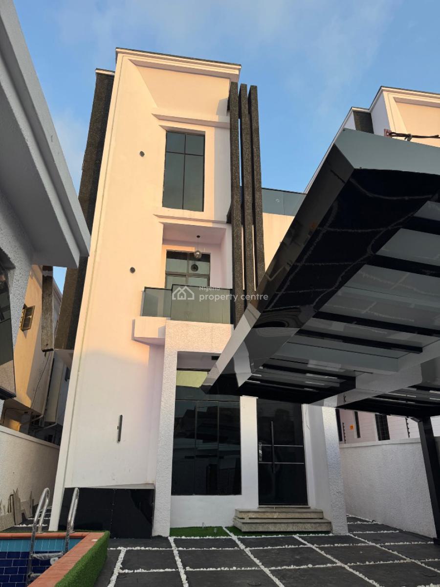 Spacious 5 Bedroom  Duplex with a Bq, Cinema & Pool, Orchid Road Lekki, Lekki, Lagos, Detached Duplex for Sale