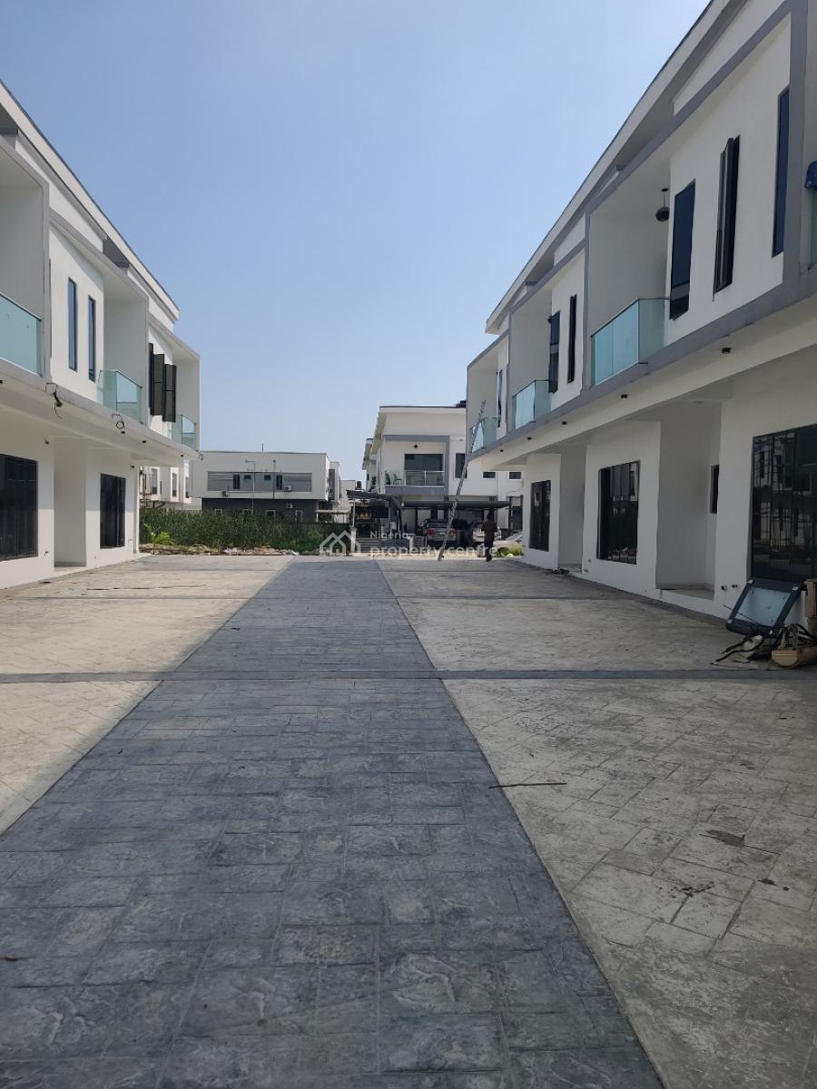 Brand New 4 Bedroom Terrace Duplex Cornerpc, Abraham Adesanye Just 2 Minutes Drive From The Traffic Light on Ogombo, Ajiwe, Ajah, Lagos, Terraced Bungalow for Rent