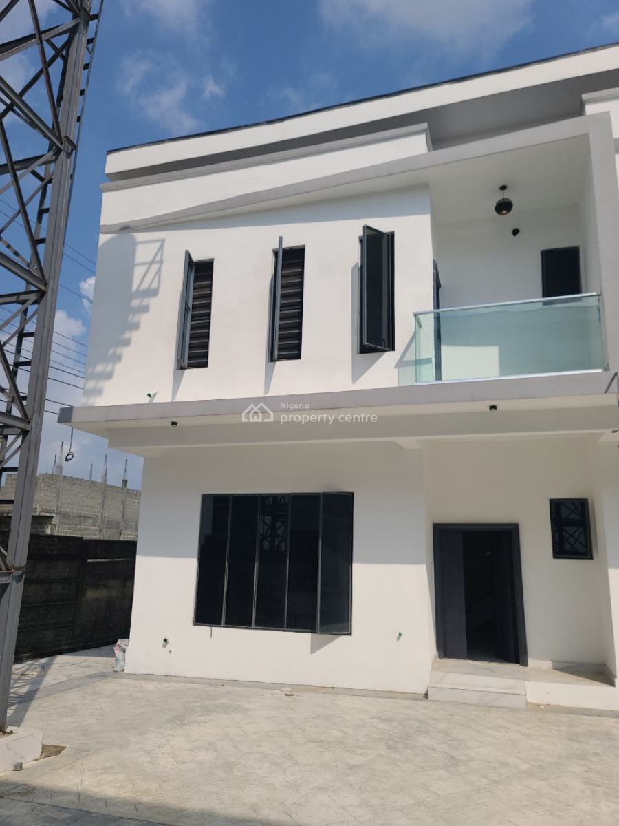 Brand New 4 Bedroom Terrace Duplex Cornerpc, Abraham Adesanye Just 2 Minutes Drive From The Traffic Light on Ogombo, Ajiwe, Ajah, Lagos, Terraced Bungalow for Rent