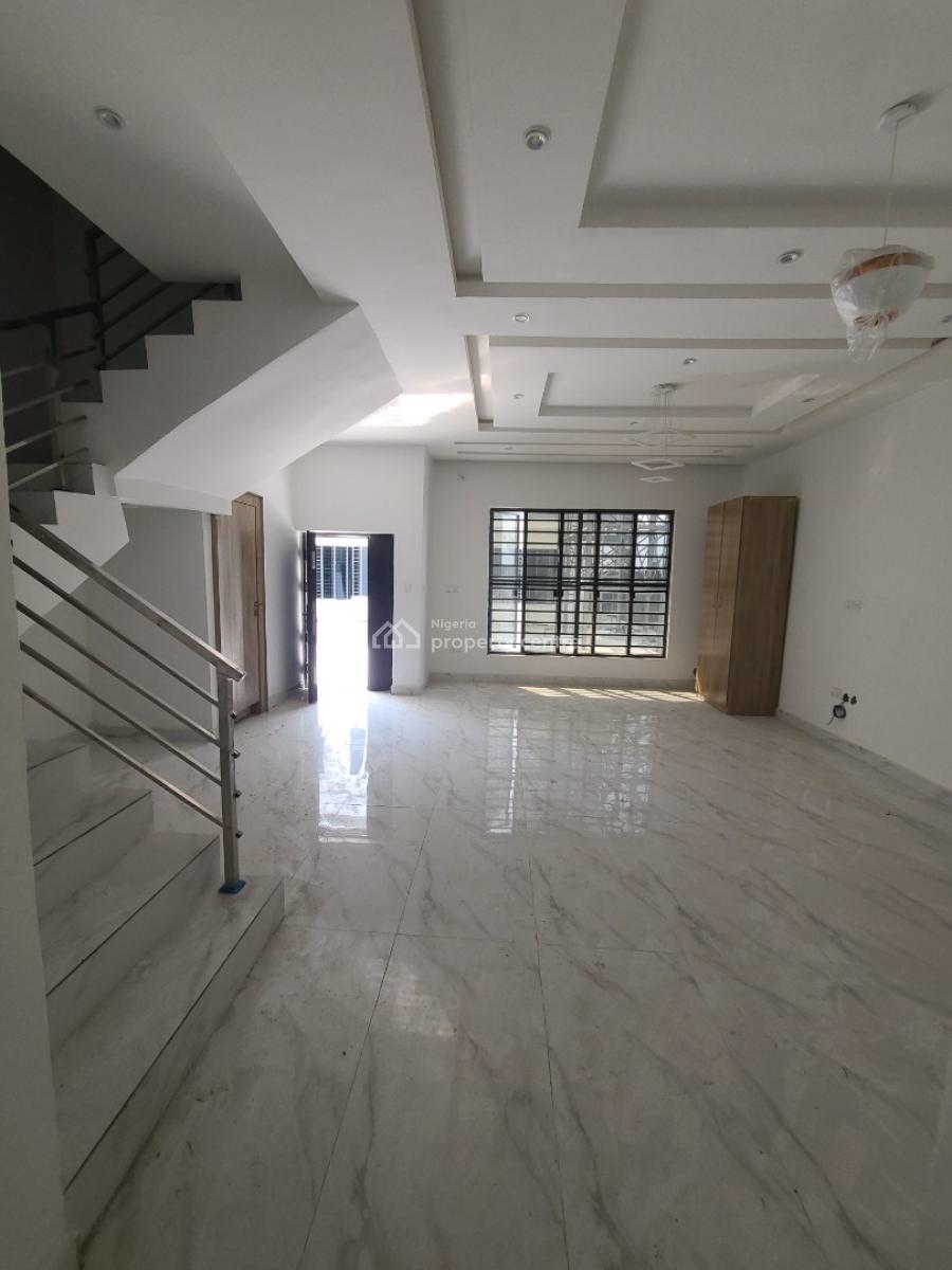 Brand New 4 Bedroom Terrace Duplex Cornerpc, Abraham Adesanye Just 2 Minutes Drive From The Traffic Light on Ogombo, Ajiwe, Ajah, Lagos, Terraced Bungalow for Rent