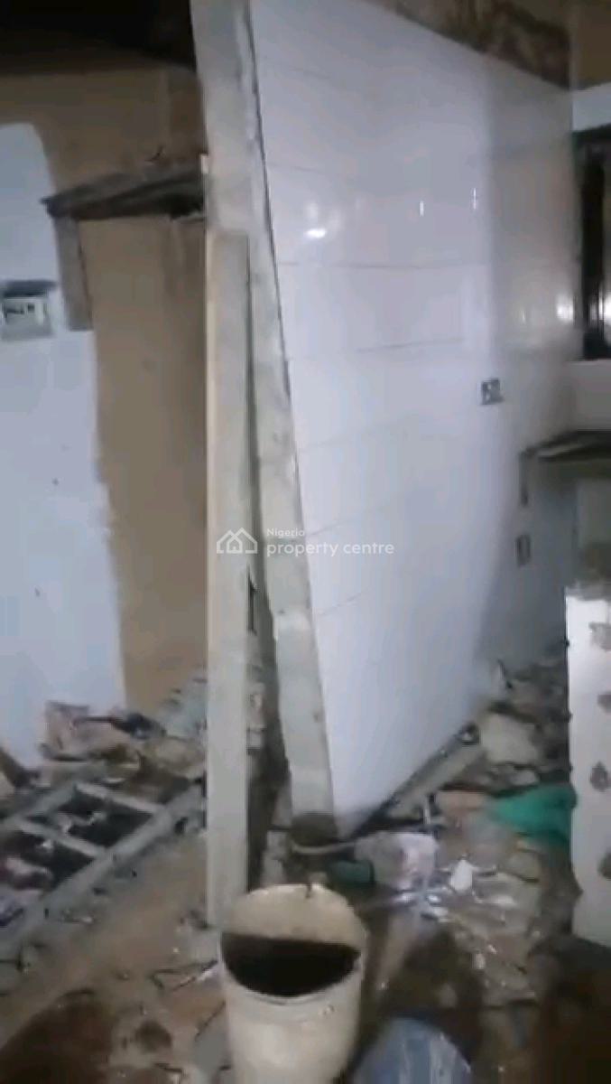 Newly Built Spacious Studio Apartment All Tilled Pop Kitchen Cabinet, Soluyi, Gbagada, Lagos, Self Contain (single Rooms) for Rent