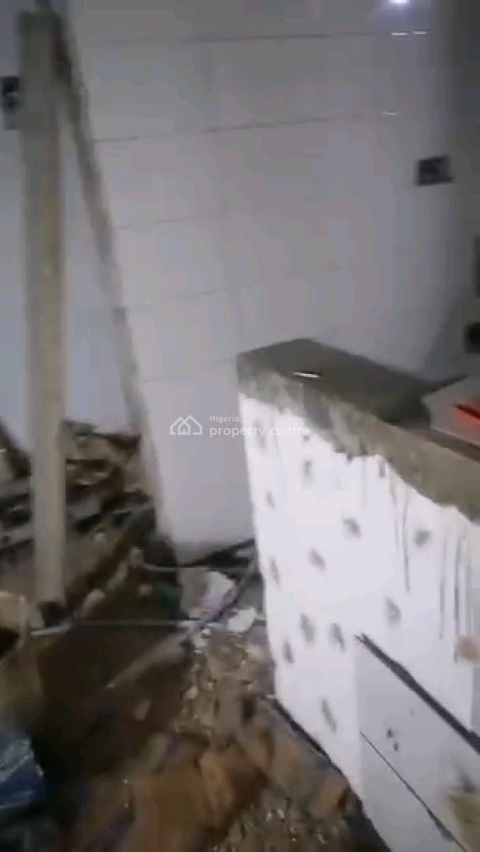 Newly Built Spacious Studio Apartment All Tilled Pop Kitchen Cabinet, Soluyi, Gbagada, Lagos, Self Contain (single Rooms) for Rent