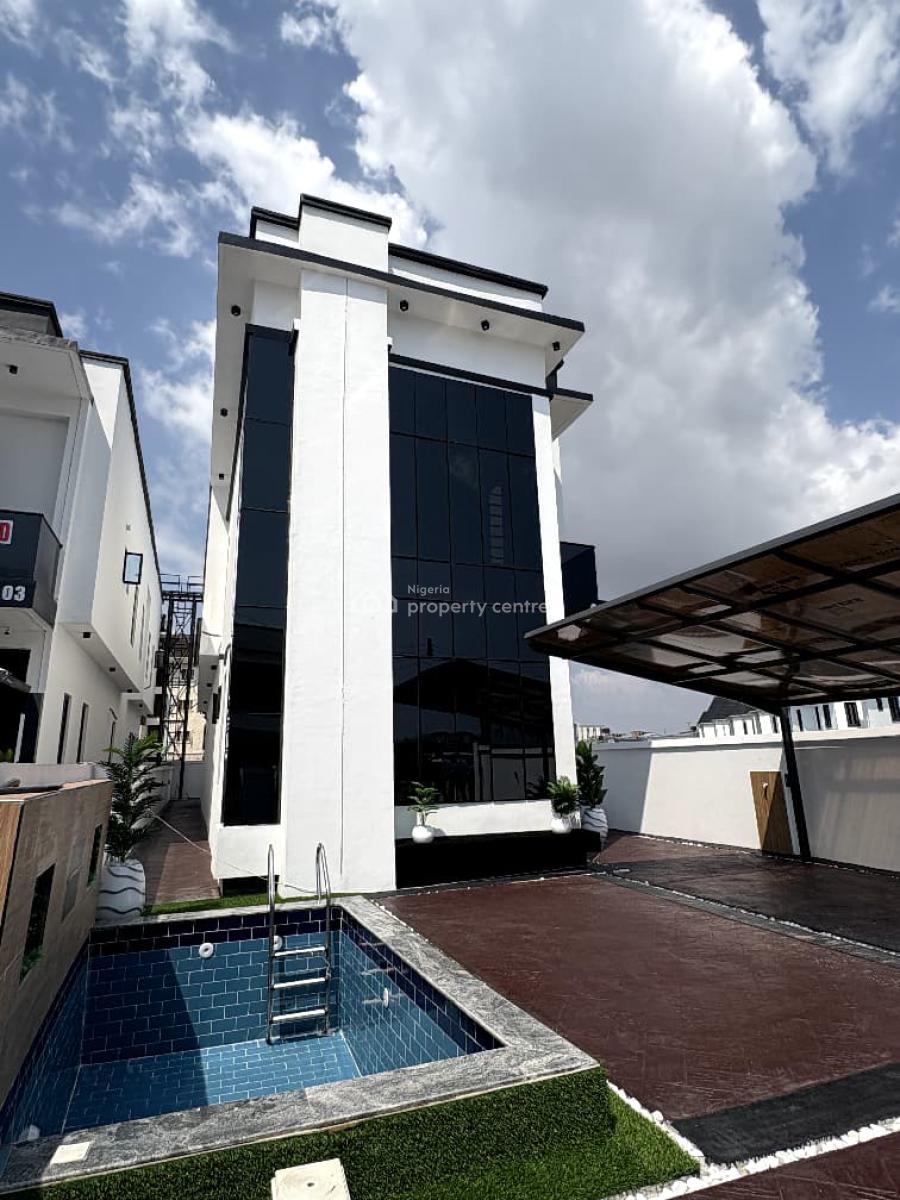 Exquisite 5 Bedroom Detached Duplex with Bq Pool, Orchid, Lekki Phase 2, Lekki, Lagos, Detached Duplex for Sale