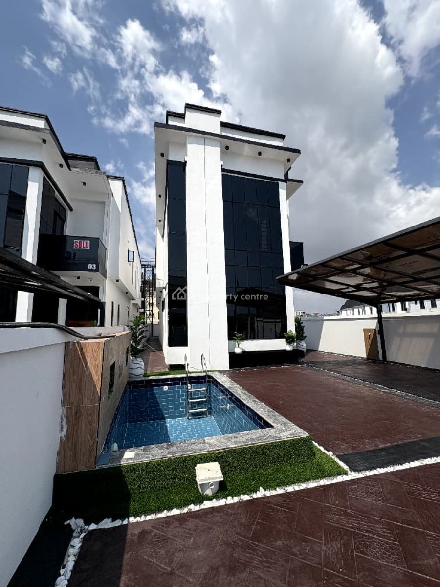 Exquisite 5 Bedroom Detached Duplex with Bq Pool, Orchid, Lekki Phase 2, Lekki, Lagos, Detached Duplex for Sale