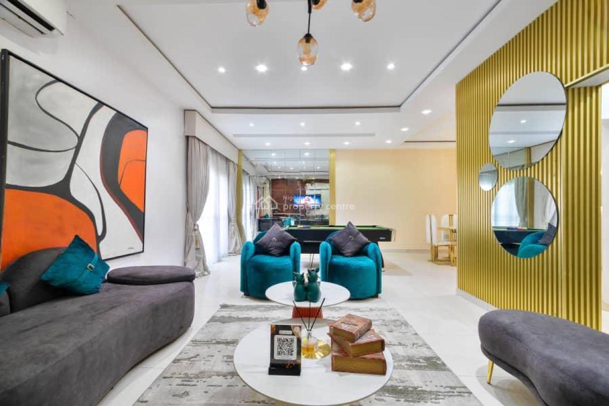 Furnished 4 Bedroom Terrace Duplex with Swimming Poo, Ikate Elegushi, Lekki, Lagos, Terraced Duplex for Rent