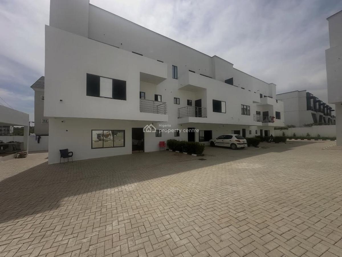 New 4 Bedroom Terrace Duplex + 2 Living Rooms + Boys Quarters, Life Camp, Abuja, Terraced Duplex for Sale