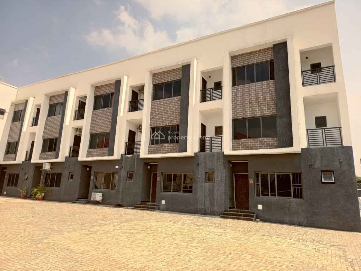 Newly Renovated 4 Bedroom Terrace Duplex with Bq, Off Jahi/katampe Road, Jahi, Abuja, Terraced Duplex for Rent