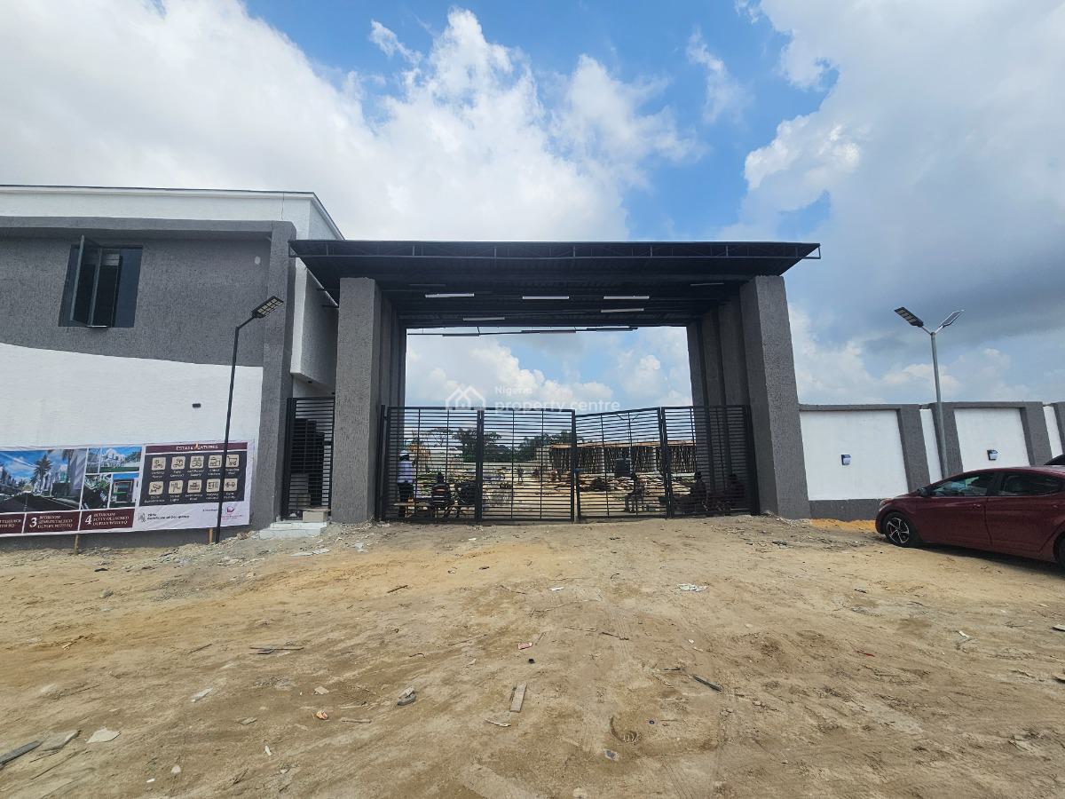 Off Plan 3 Bedrooms Semi-detached House with Bq, Ajayi Apata Estate, Sangotedo, Ajah, Lagos, Semi-detached Duplex for Sale