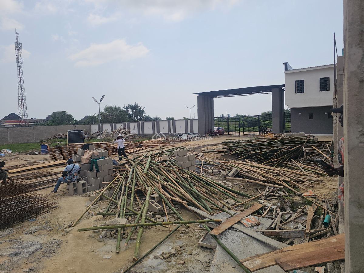 Off Plan 3 Bedrooms Semi-detached House with Bq, Ajayi Apata Estate, Sangotedo, Ajah, Lagos, Semi-detached Duplex for Sale