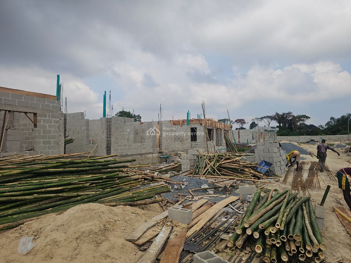 Off Plan 3 Bedrooms Semi-detached House with Bq, Ajayi Apata Estate, Sangotedo, Ajah, Lagos, Semi-detached Duplex for Sale