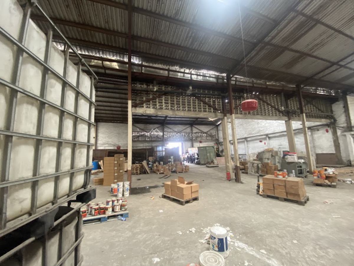 25,000 Sqft Industrial Warehouse Available, Costain, Orile Iganmu, Surulere, Lagos, Warehouse for Rent