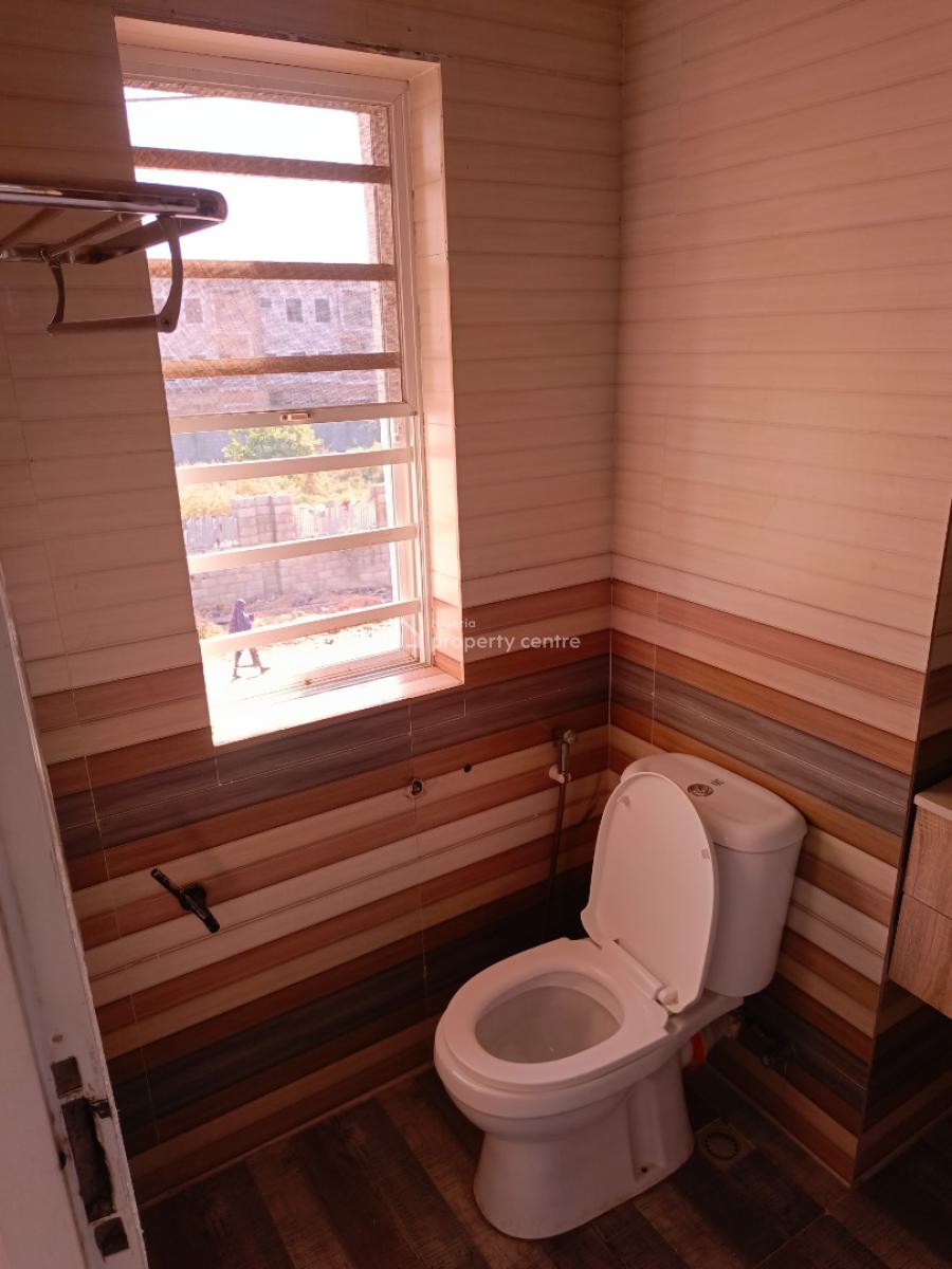 Clean Serviced 3 Bedroom Flat with Bq in a Serene Environment, By Gilmor Tarred Road, Jahi, Abuja, Flat / Apartment for Rent