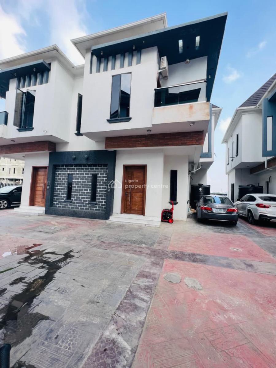 Fully Furnished 4 Bedroom Semi Detached Duplex with Bq, Chevron, Lekki, Lagos, Semi-detached Duplex for Sale