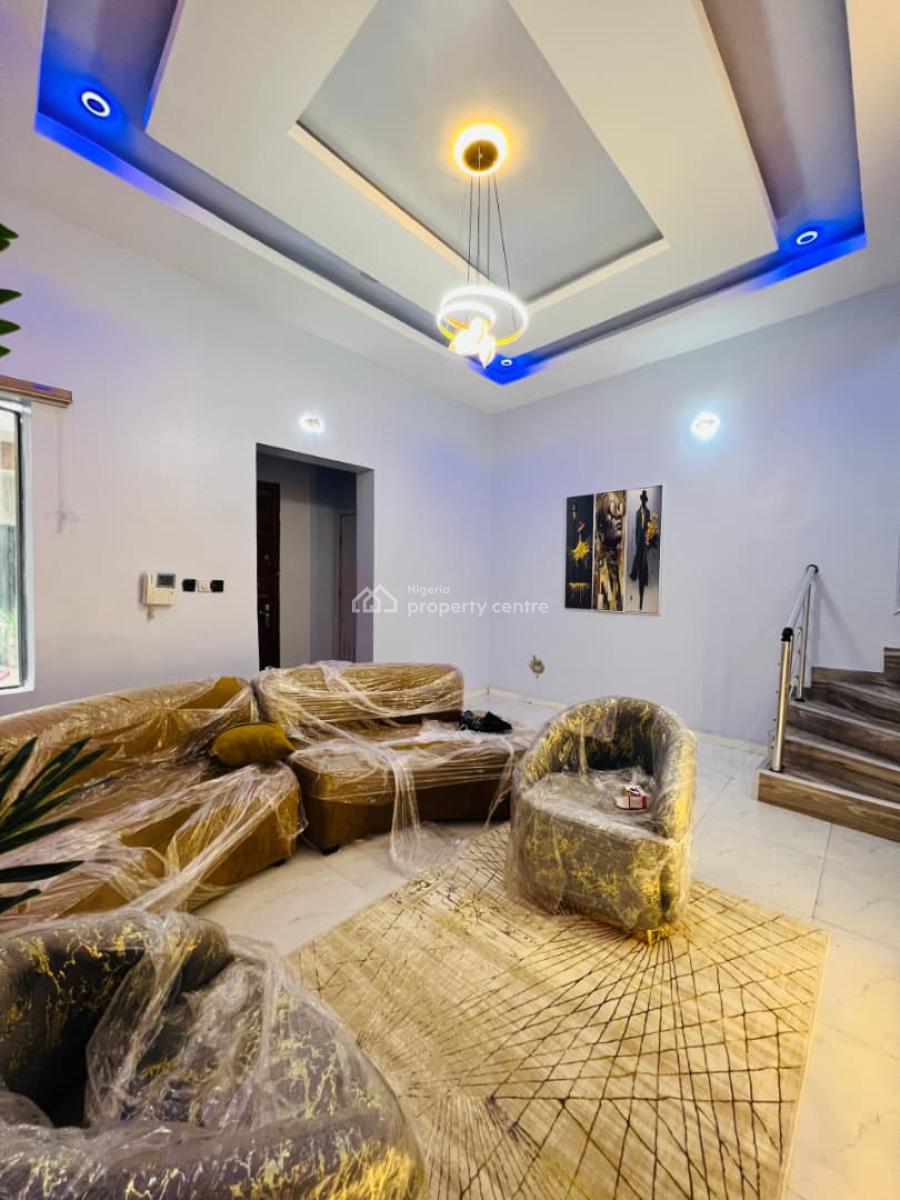 Fully Furnished 4 Bedroom Semi Detached Duplex with Bq, Chevron, Lekki, Lagos, Semi-detached Duplex for Sale