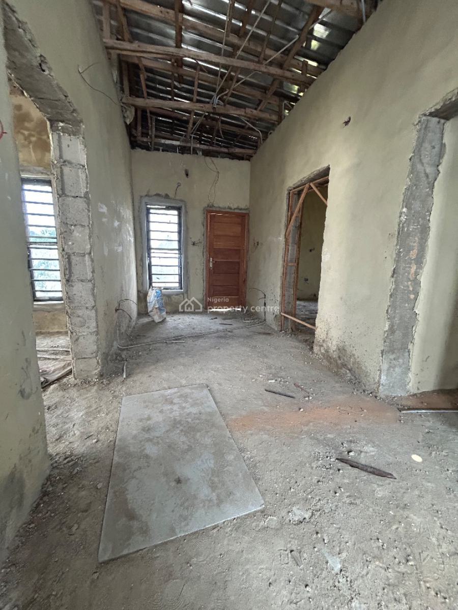 Newly Built 4 Bedroom Fully Detached Carcass Duplex with Bq, Lekki County, Ikota, Lekki, Lagos, Detached Duplex for Sale