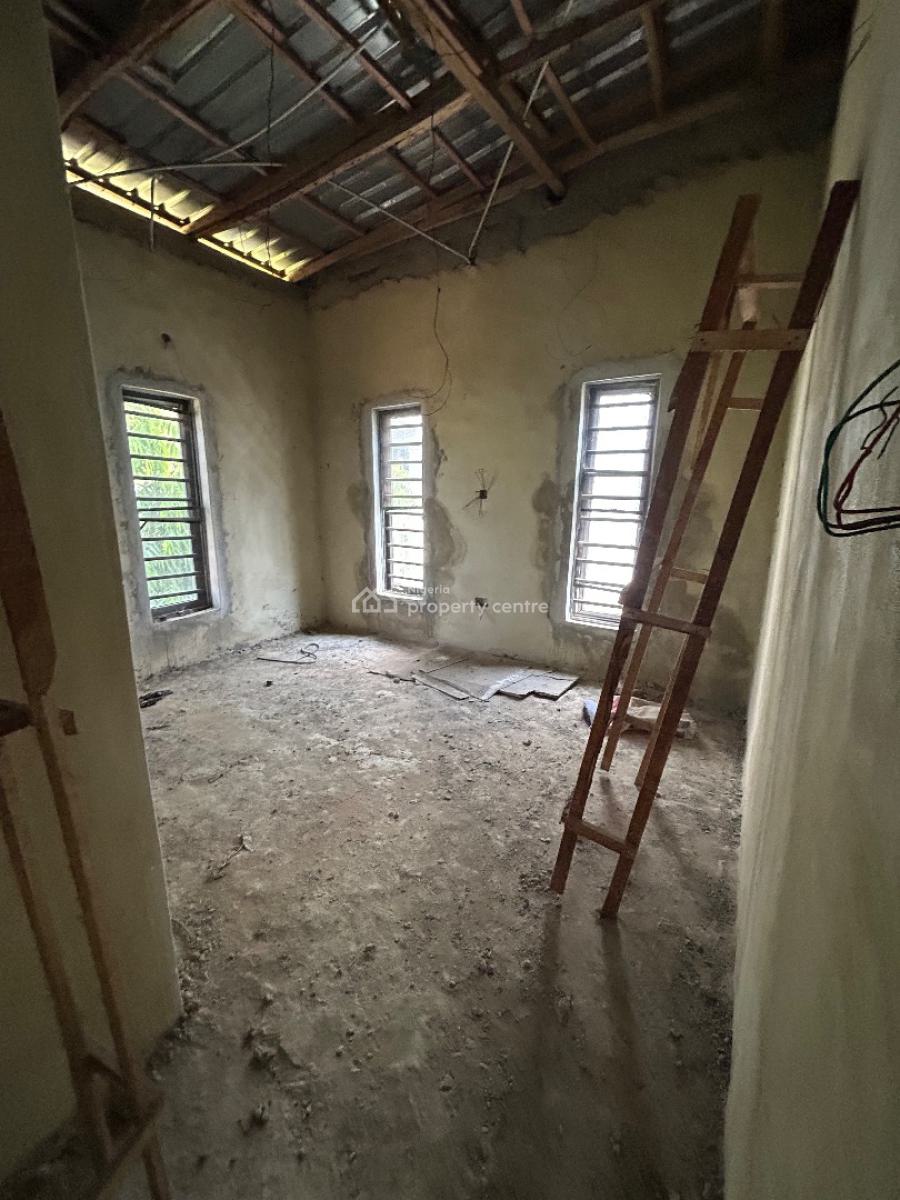 Newly Built 4 Bedroom Fully Detached Carcass Duplex with Bq, Lekki County, Ikota, Lekki, Lagos, Detached Duplex for Sale