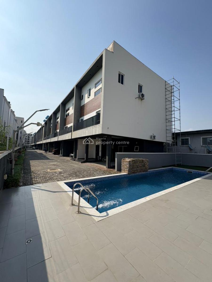 4 Bedroom Terrace Duplex with Bq, Ikate, Lekki, Lagos, Terraced Duplex for Rent