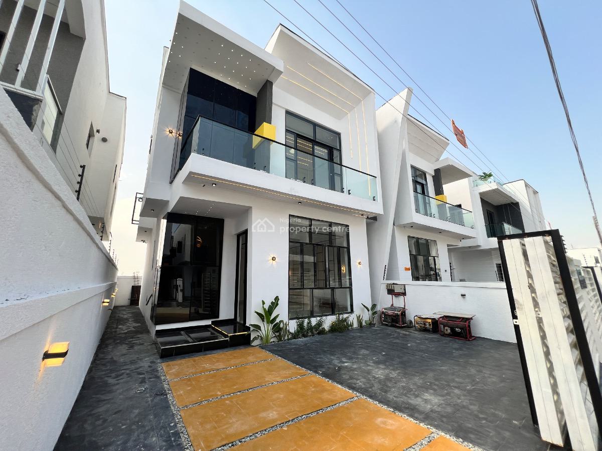 Luxury 4 Bedroom Duplex in an Estate, Captains Court, Ajah, Lagos, Semi-detached Duplex for Sale