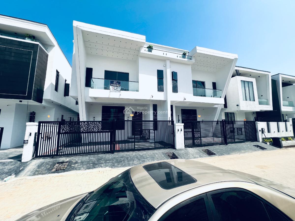 Luxury 4 Spacious Bedroom Duplex, Captains Court, Ajah, Lagos, Semi-detached Duplex for Sale