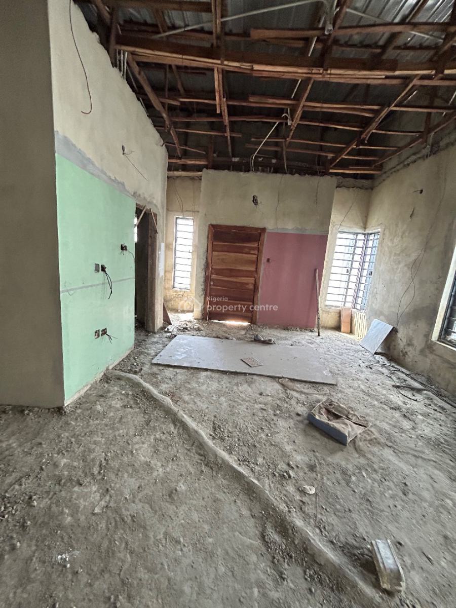 Newly Built 4 Bedroom Semi-detached Carcass Duplex with Bq, Lekki County, Ikota, Lekki, Lagos, Semi-detached Duplex for Sale