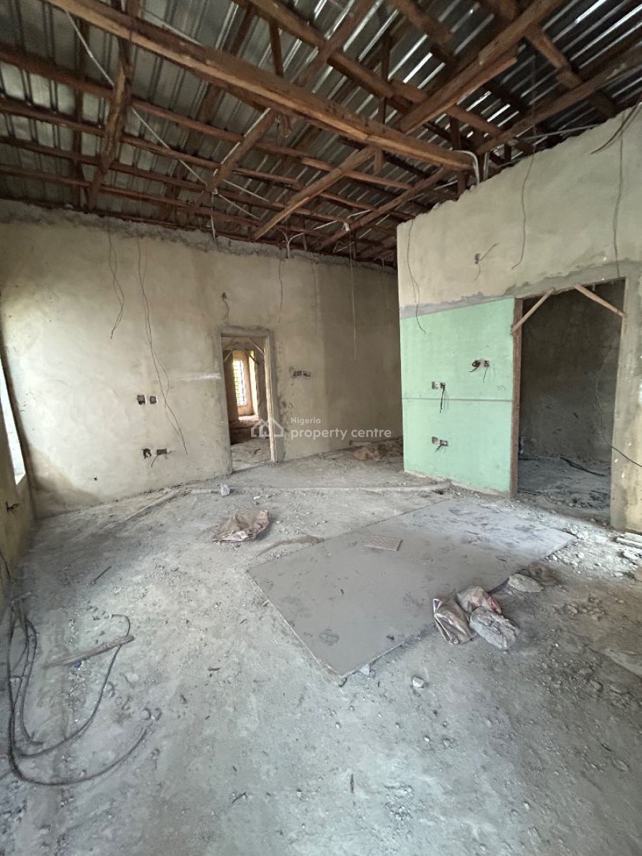 Newly Built 4 Bedroom Semi-detached Carcass Duplex with Bq, Lekki County, Ikota, Lekki, Lagos, Semi-detached Duplex for Sale