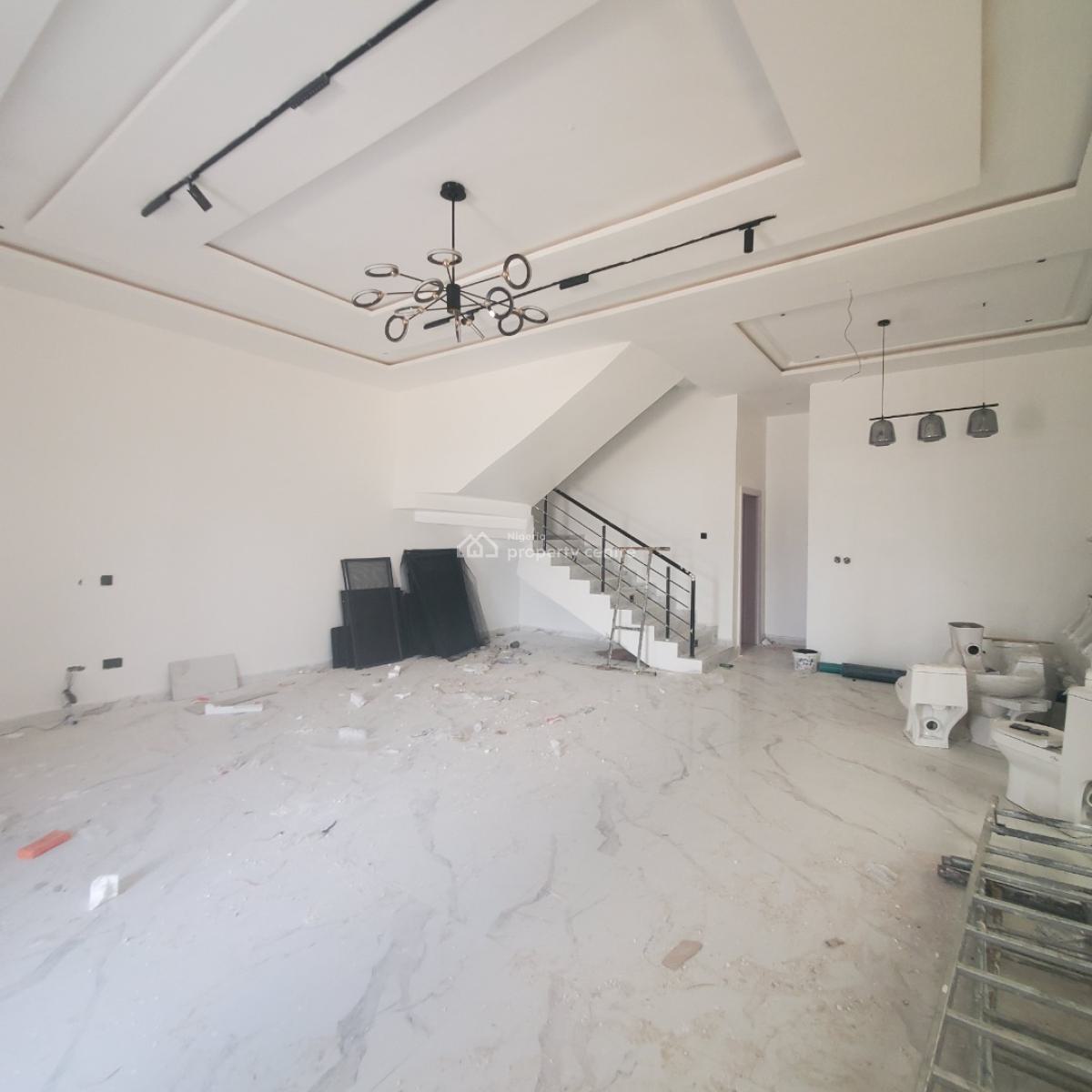 Beautiful 4 Bedroom Duplex with a Bq in a Secured Estate, Vgc, Lekki, Lagos, House for Sale