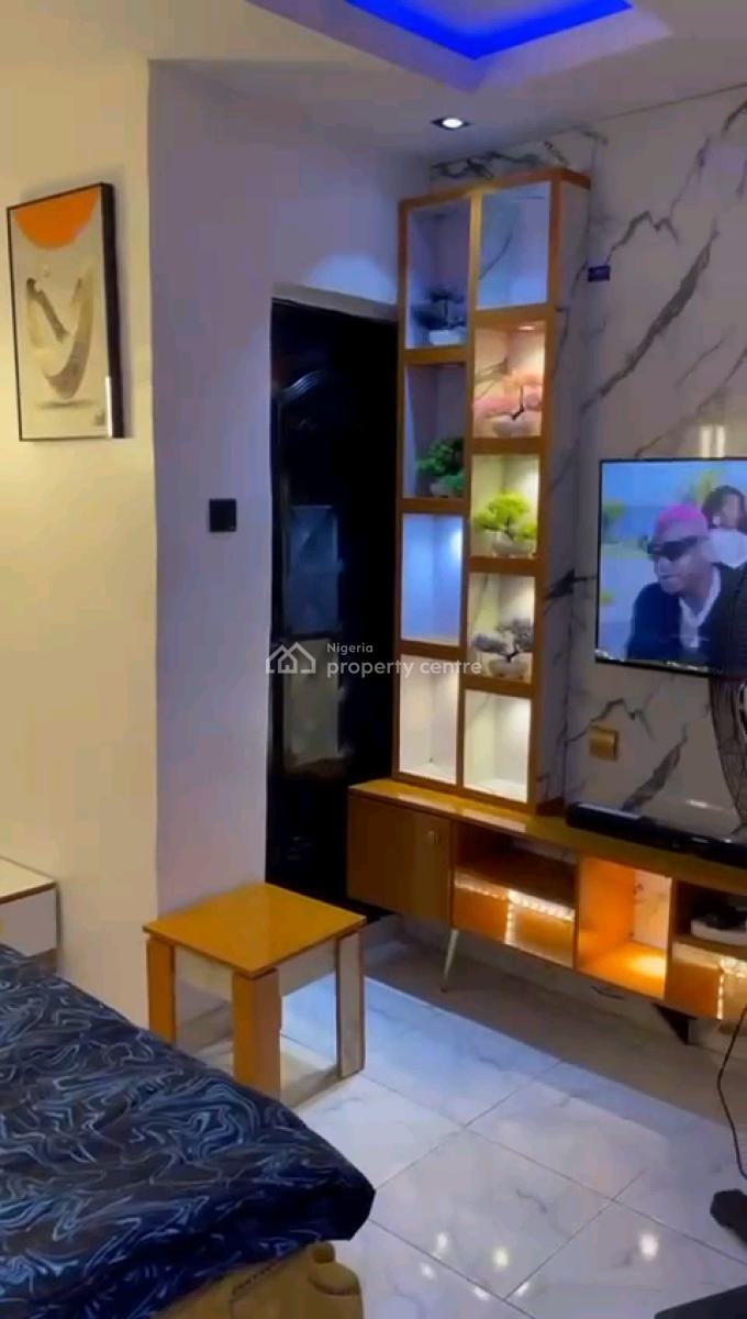 a Fully Furnished and Spacious Studio Apartment, Upstairs, Off Pedro Road, Shomolu, Lagos, Self Contain (single Rooms) for Rent