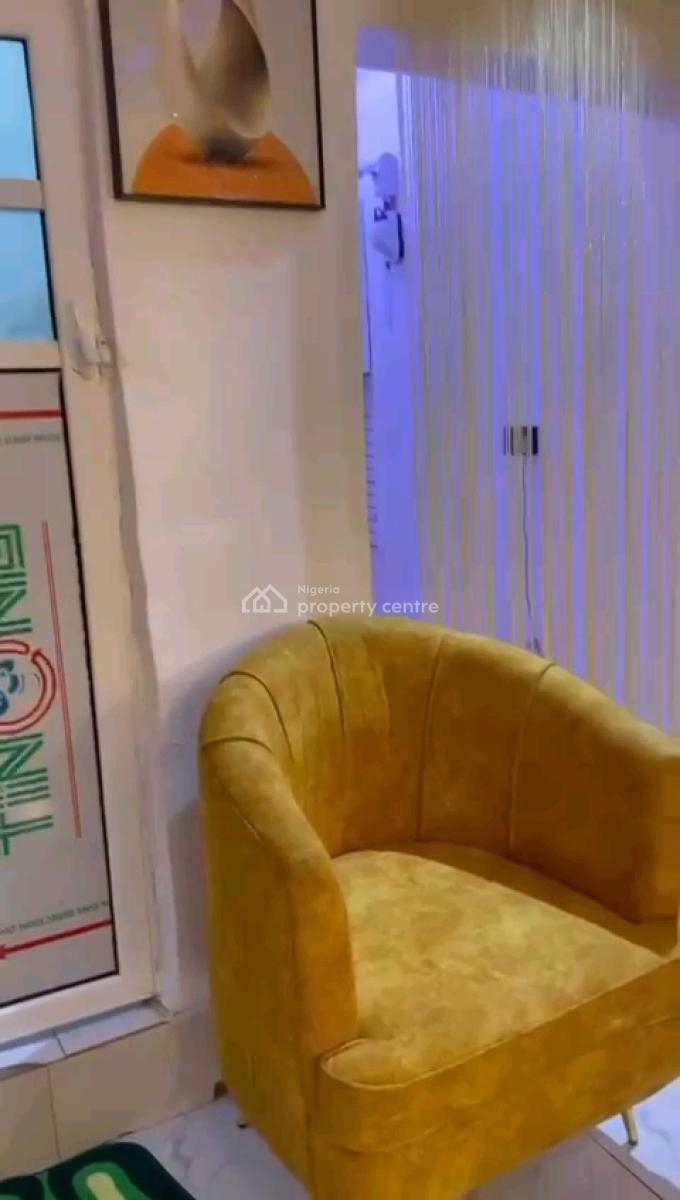 a Fully Furnished and Spacious Studio Apartment, Upstairs, Off Pedro Road, Shomolu, Lagos, Self Contain (single Rooms) for Rent