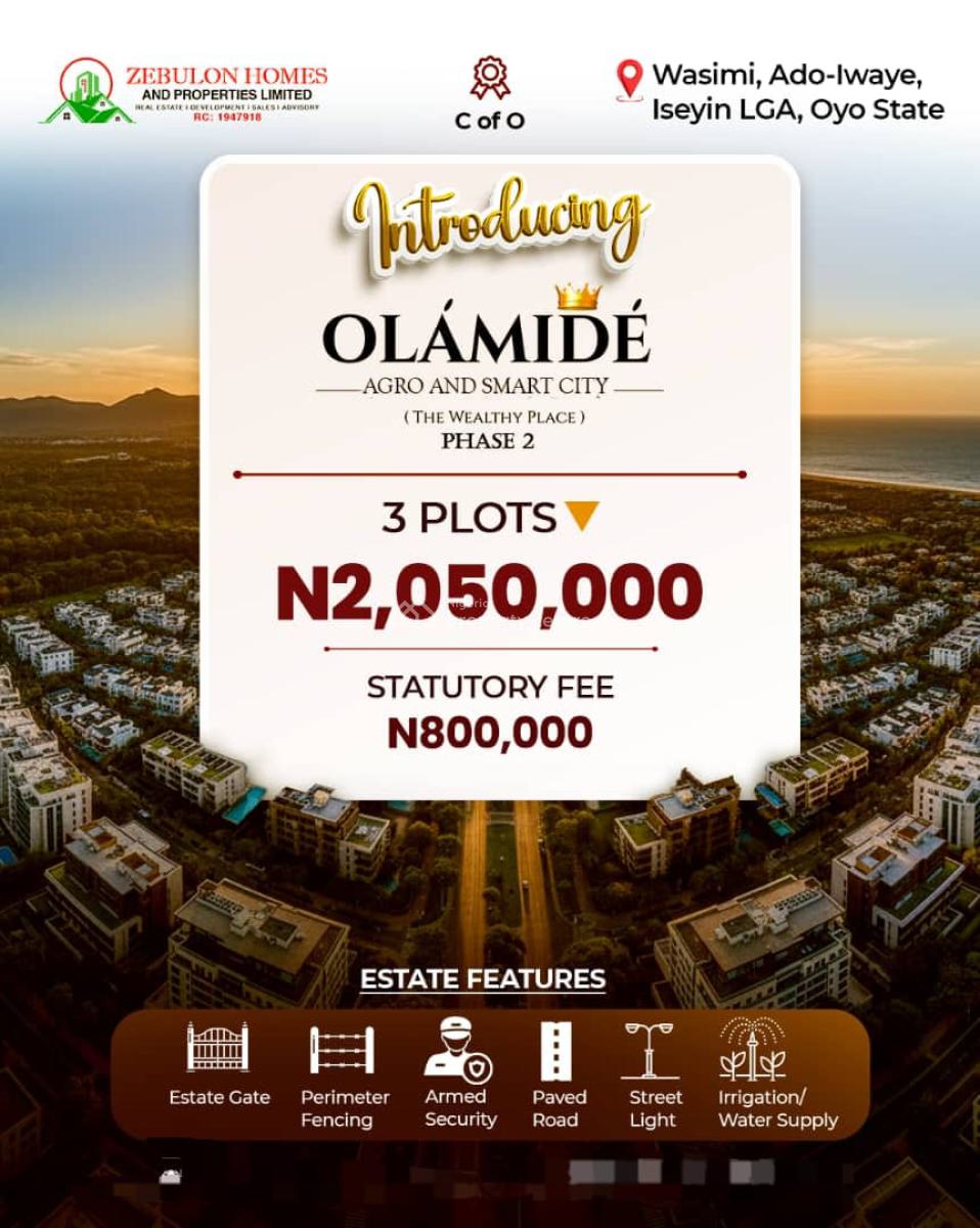 Cassava Farm Land, Iseyin, Oyo, Mixed-use Land for Sale