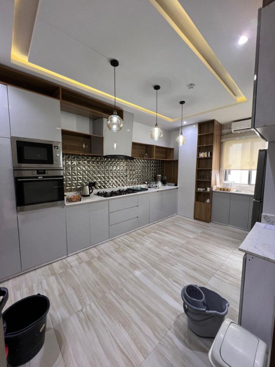 Fully Serviced Furnished 3 Bedroom Apartment (waterfront View) with S/, Banana Island, Banana Island, Ikoyi, Lagos, Flat / Apartment for Rent