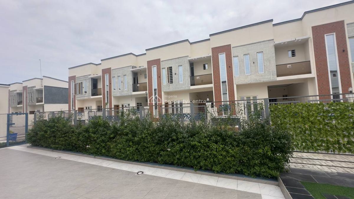 Brand New 4 Bed Terrace Duplex with Self Compound & Bq, Abraham Adesanya Bustop, Ajah, Lagos, Terraced Duplex for Sale