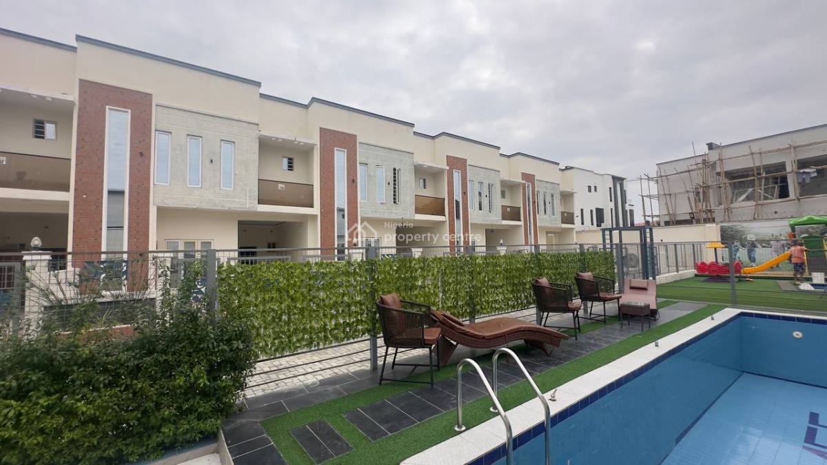 Brand New 4 Bed Terrace Duplex with Self Compound & Bq, Abraham Adesanya Bustop, Ajah, Lagos, Terraced Duplex for Sale