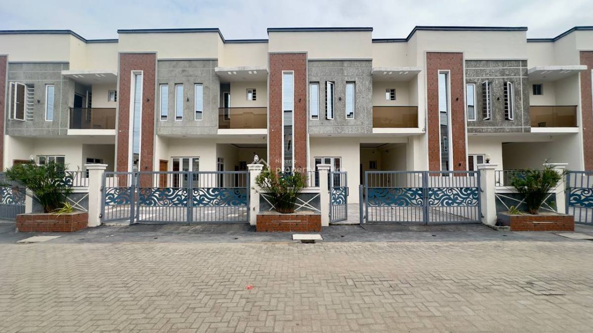 Brand New 4 Bed Terrace Duplex with Self Compound & Bq, Abraham Adesanya Bustop, Ajah, Lagos, Terraced Duplex for Sale