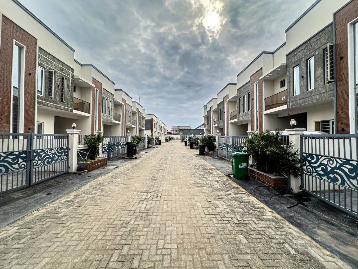 Brand New 4 Bed Terrace Duplex with Self Compound & Bq, Abraham Adesanya Bustop, Ajah, Lagos, Terraced Duplex for Sale