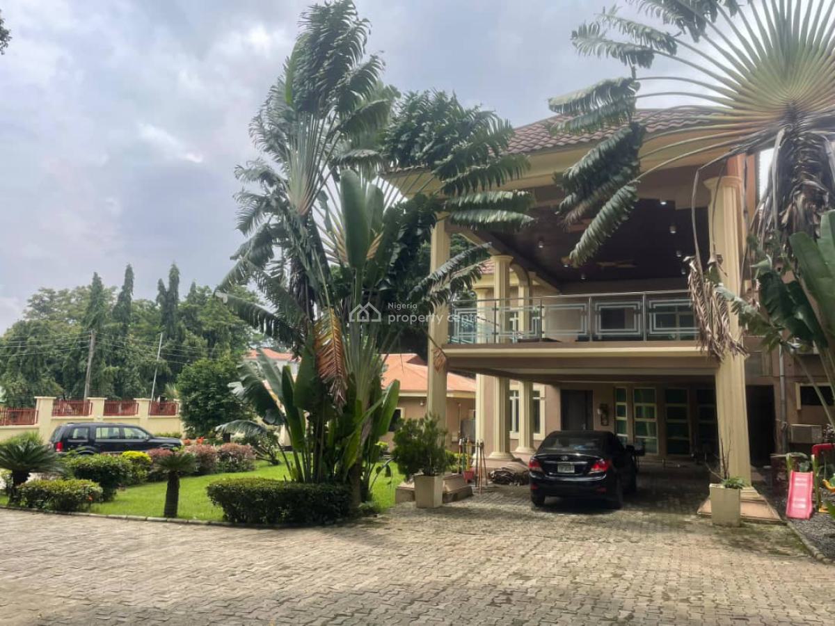 a Mansion at Aso Presidential Villa on 5498sq Mts of Land, Queen Amina, Asokoro District, Abuja, Detached Duplex for Sale
