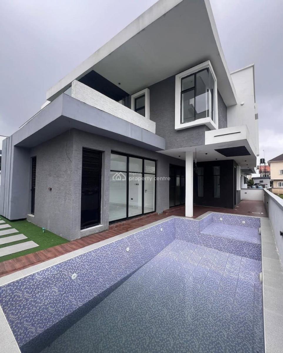Brand New Luxury 5 Bedroom Detached House with Pool & Gym, Lakeview Park 2 Estate, Orchid Road, Lekki, Lagos, Detached Duplex for Sale