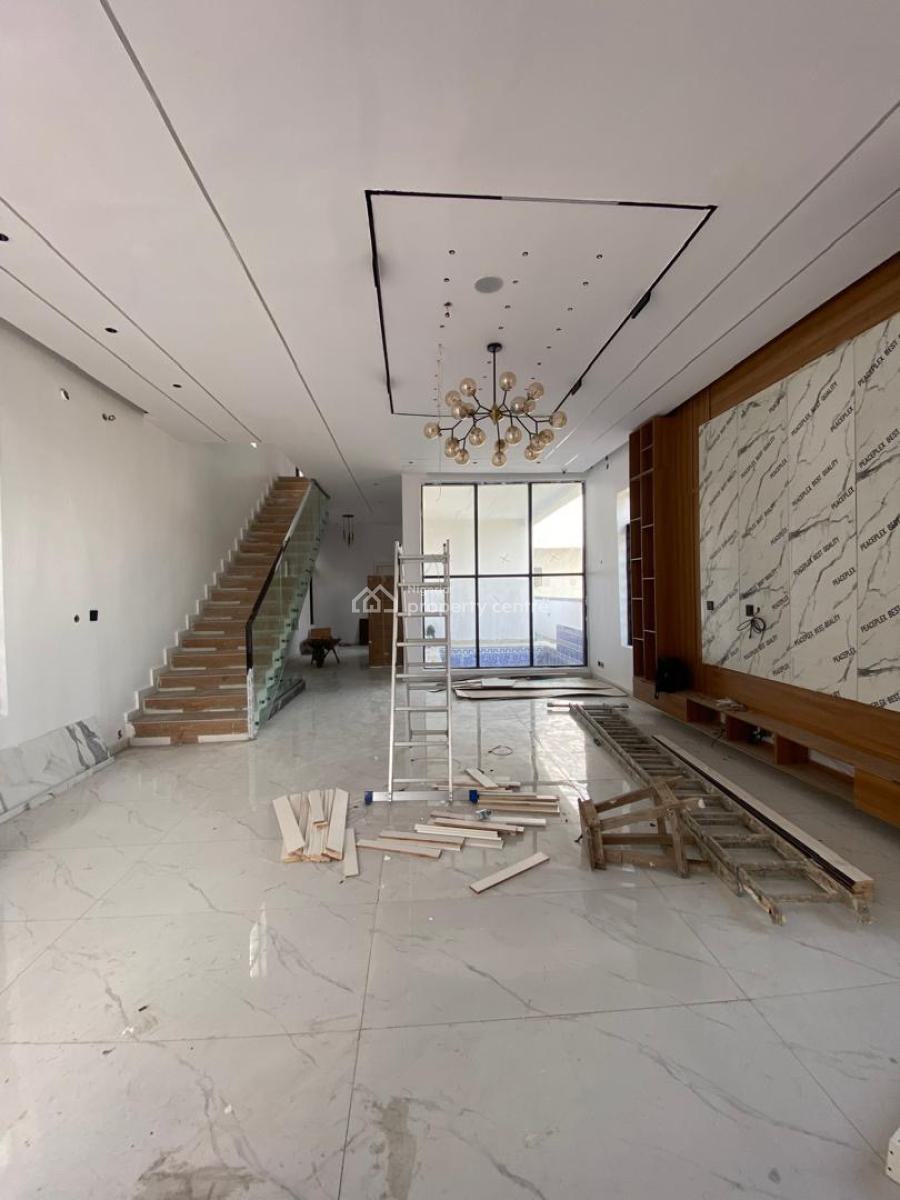 5 Bedroom Fully Detached Duplex with a Room Bq, & Swimming Pool, Vgc, Lekki, Lagos, Detached Duplex for Sale