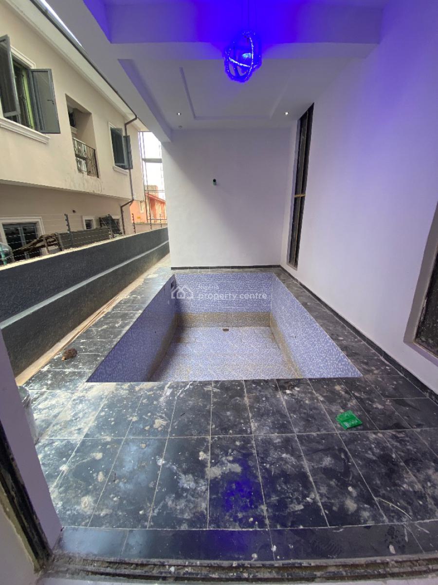 5-bedroom Fully Duplex with Bq, Swimming Pool, Sangotedo, Ajah, Lagos, Detached Duplex for Sale
