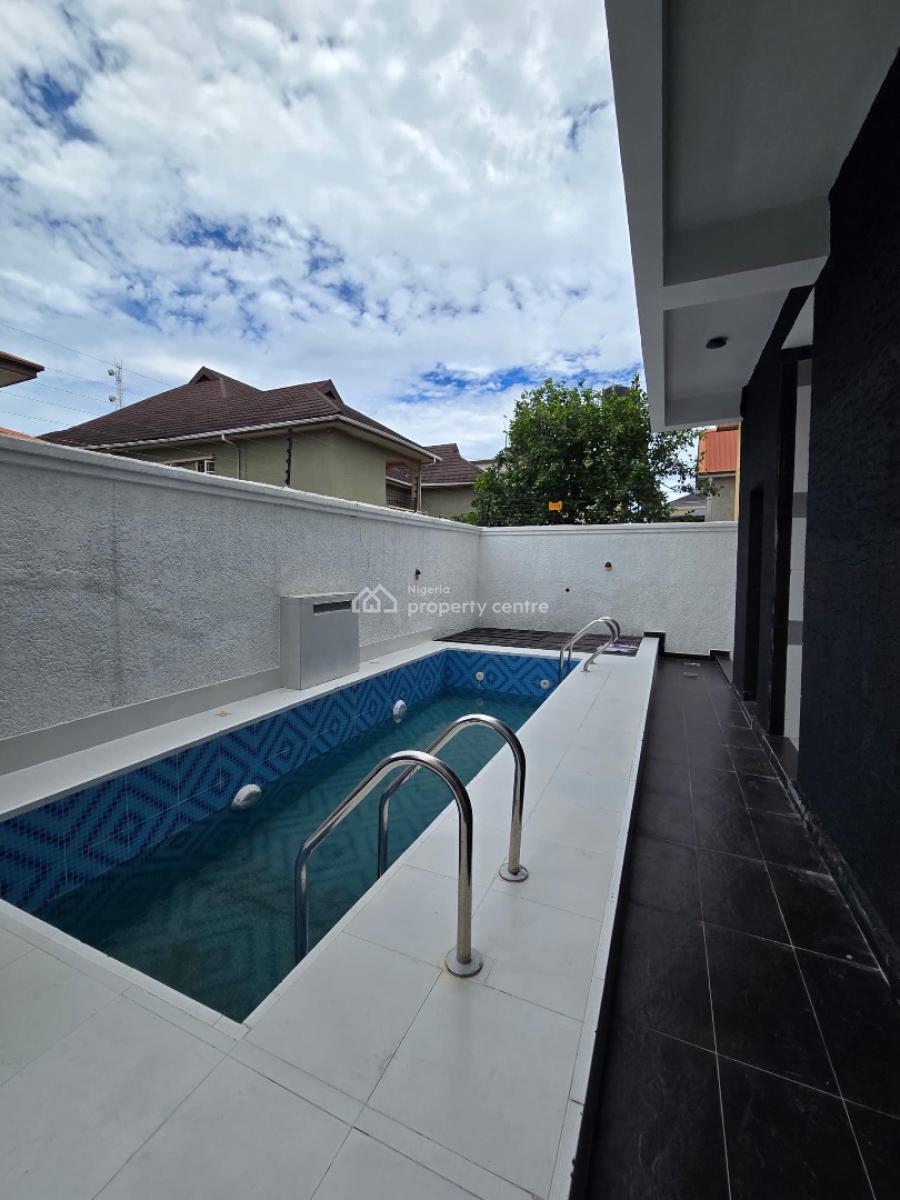 Exquisite 4 Bedroom Detached Duplex with Cctv, Cinema, Pool & Bq, Lekki Phase 1, Lekki, Lagos, Detached Duplex for Sale