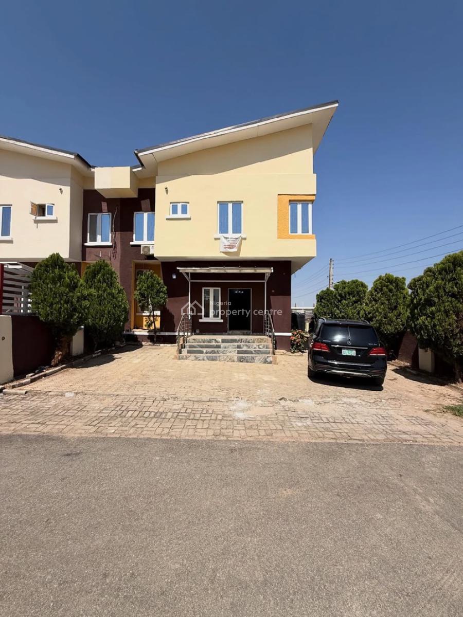Distressed 4 Bedrooms Semi Detached Duplex,bq,inside a Gated Community, Serene Neighborhood. Good Access Road, Life Camp, Abuja, Semi-detached Duplex for Sale