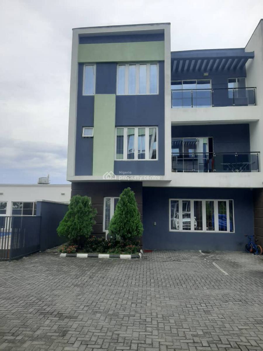 5 Bedrooms Terraced Duplex with a Bq with a Swimming Pool, Ikate Elegushi, Lekki, Lagos, Terraced Duplex for Sale