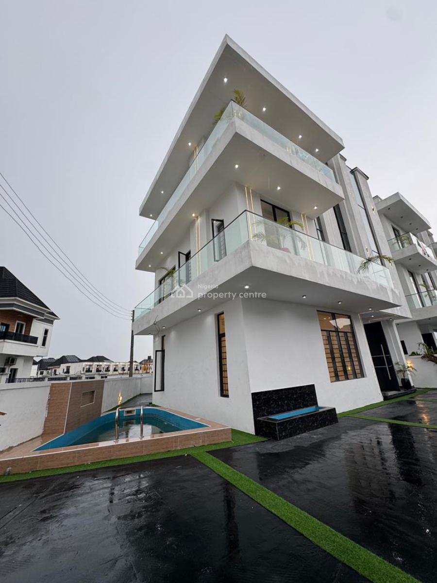 Magnificent Fully Detached 5 Bedroom Duplex with a Private Pool, Orchid Road, Lekki, Lagos, Detached Duplex for Sale