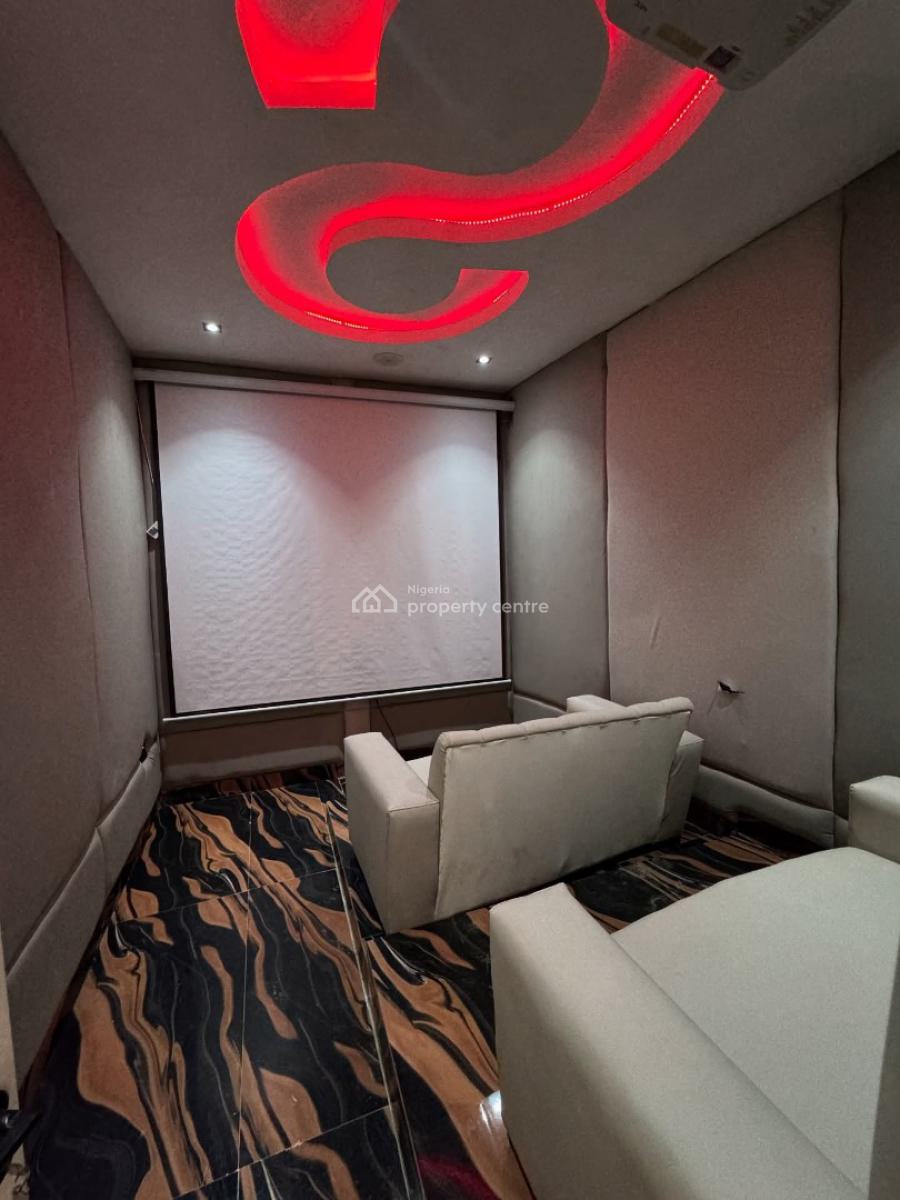 Luxury 4-bedroom Duplex + Cinema & Rooftop, Agip, Port Harcourt, Rivers, Detached Duplex for Rent