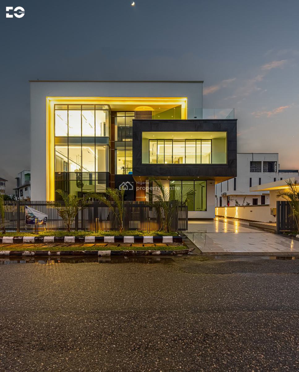Ultra-modern 5-bedroom Luxury Mansion with Swimming Pool, Cinema, & Gym, Osapa, Lekki, Lagos, Detached Duplex for Sale