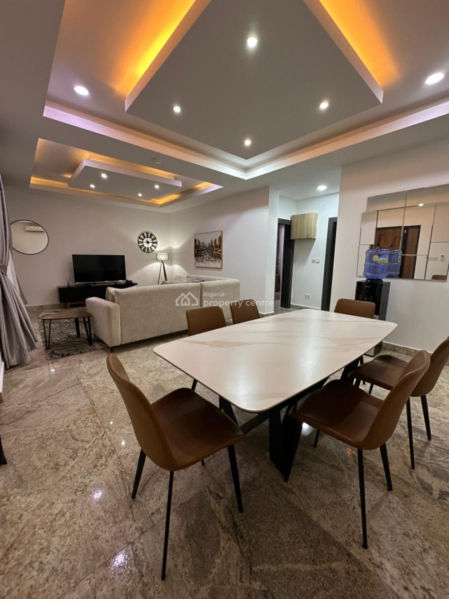 Luxury 2 Bedroom Serviced & Furnished Apartment with 24/7 Power Supply, Garki, Abuja, Flat / Apartment for Rent
