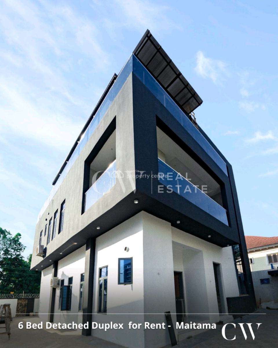 6 Bedroom Detached Duplex + Bq, Maitama District, Abuja, House for Rent