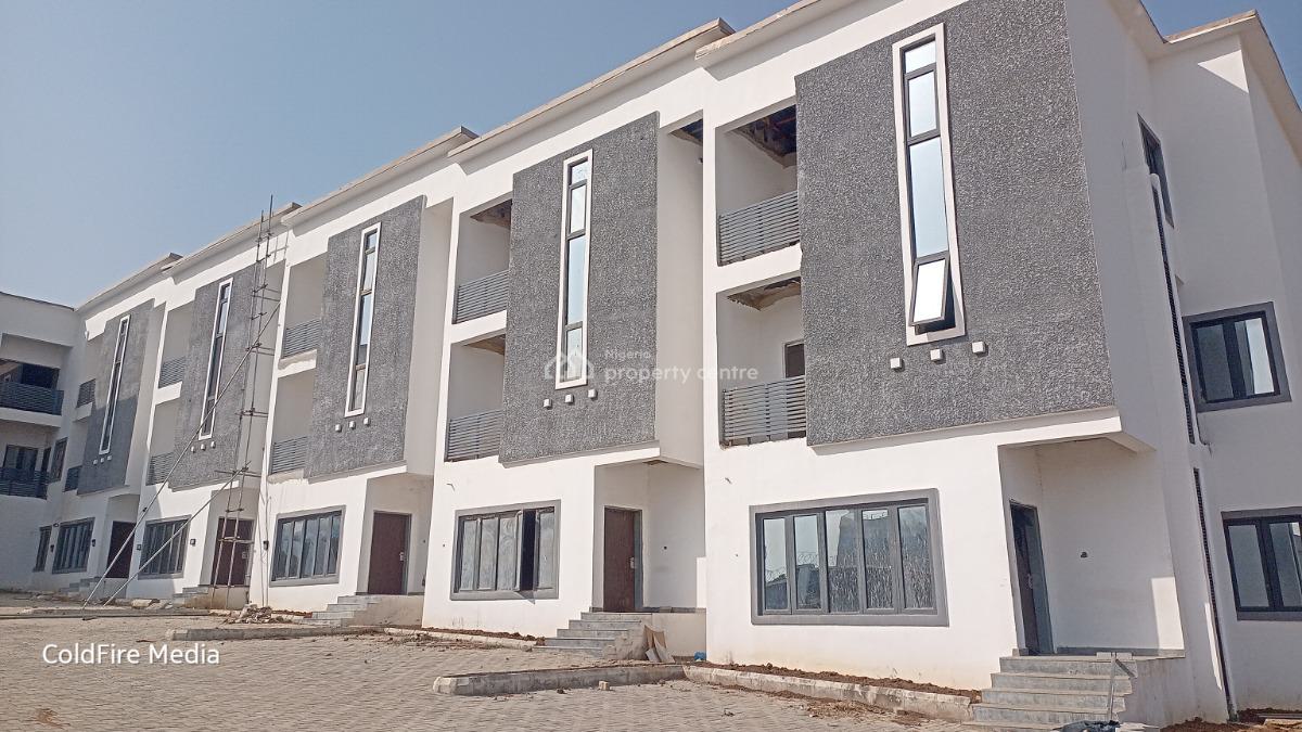 4 Bedroom Semi Finished Terrace Duplex with 1 Room Bq, By Aso Radio, Katampe (main), Katampe, Abuja, Terraced Duplex for Sale