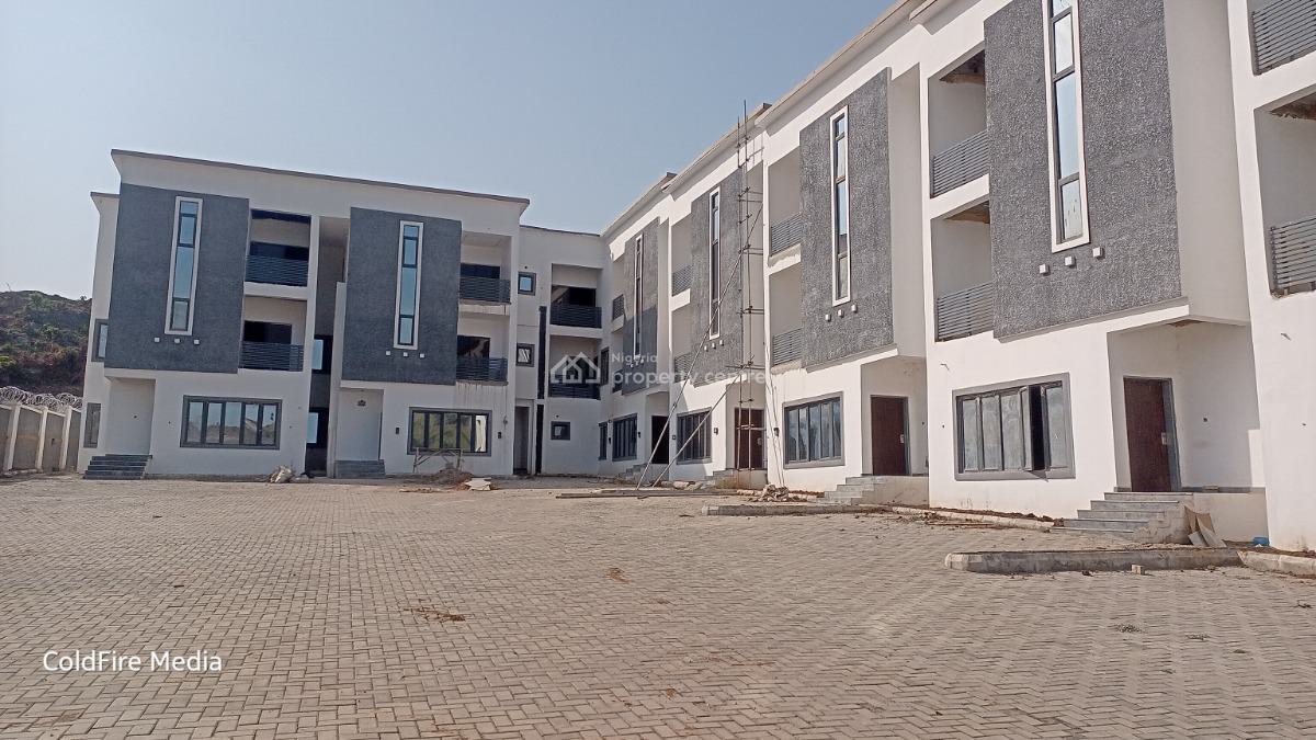 4 Bedroom Semi Finished Terrace Duplex with 1 Room Bq, By Aso Radio, Katampe (main), Katampe, Abuja, Terraced Duplex for Sale