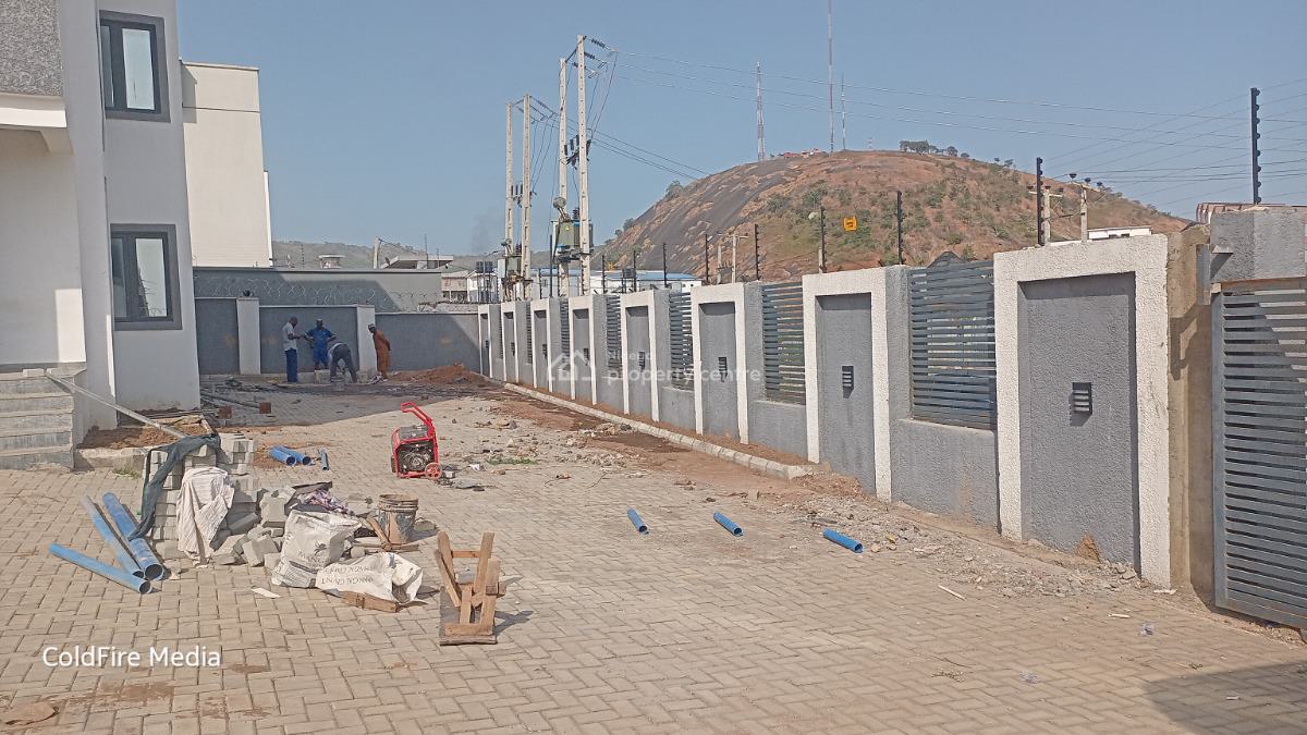 4 Bedroom Semi Finished Terrace Duplex with 1 Room Bq, By Aso Radio, Katampe (main), Katampe, Abuja, Terraced Duplex for Sale